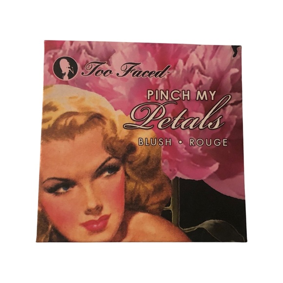Too Faced Other - Vintage Too Faced Pinch My Petals Blush Soft Pink Pin Up Retro NWOT VHTF Rare